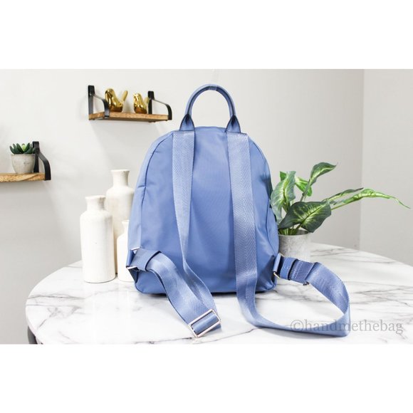 NWT Tory Burch 73200 Ella Medium Nylon Oceanside Shoulder Backpack Bag Bookbag - Picture 2 of 9